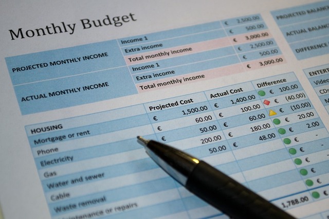 Budget spreadsheet that helped an Advocate Money Management client get control of her finances